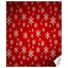 Christmas Snow Flake Pattern Canvas 20  X 24   by Nexatart