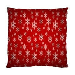 Christmas Snow Flake Pattern Standard Cushion Case (one Side) by Nexatart