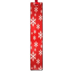 Christmas Snow Flake Pattern Large Book Marks