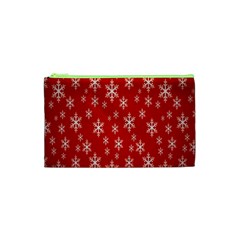 Christmas Snow Flake Pattern Cosmetic Bag (XS)