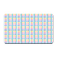 Grid Squares Texture Pattern Magnet (Rectangular)