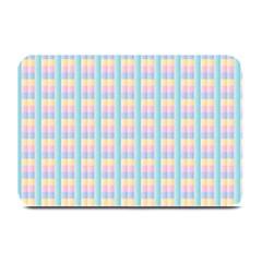 Grid Squares Texture Pattern Plate Mats by Nexatart