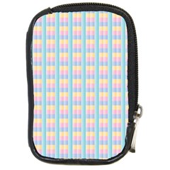 Grid Squares Texture Pattern Compact Camera Cases