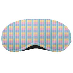 Grid Squares Texture Pattern Sleeping Masks