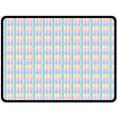 Grid Squares Texture Pattern Fleece Blanket (Large) 