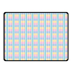 Grid Squares Texture Pattern Fleece Blanket (small) by Nexatart