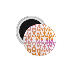 Geometric Abstract Orange Purple Pattern 1 75  Magnets by Nexatart