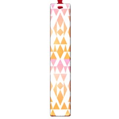 Geometric Abstract Orange Purple Pattern Large Book Marks