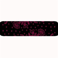 Pink Floral Pattern Background Wallpaper Large Bar Mats by Nexatart