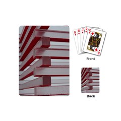 Red Sunglasses Art Abstract Playing Cards (mini)  by Nexatart