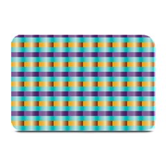 Pattern Grid Squares Texture Plate Mats by Nexatart