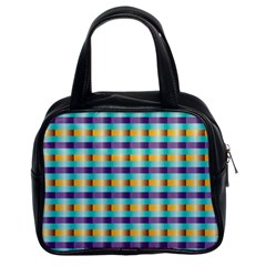 Pattern Grid Squares Texture Classic Handbags (2 Sides) by Nexatart