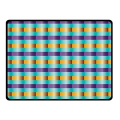 Pattern Grid Squares Texture Fleece Blanket (small) by Nexatart