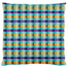 Pattern Grid Squares Texture Large Cushion Case (one Side) by Nexatart