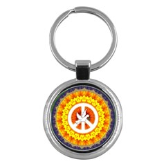 Peace Art Artwork Love Dove Key Chains (round)  by Nexatart