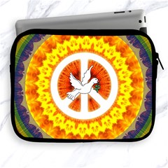 Peace Art Artwork Love Dove Apple Ipad 2/3/4 Zipper Cases by Nexatart