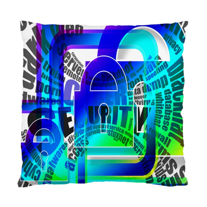 Security Castle Sure Padlock Standard Cushion Case (One Side)