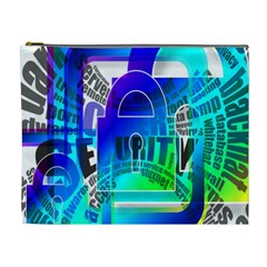 Security Castle Sure Padlock Cosmetic Bag (xl) by Nexatart