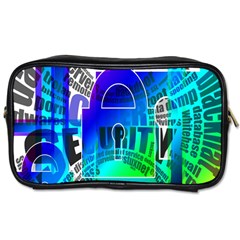 Security Castle Sure Padlock Toiletries Bags by Nexatart