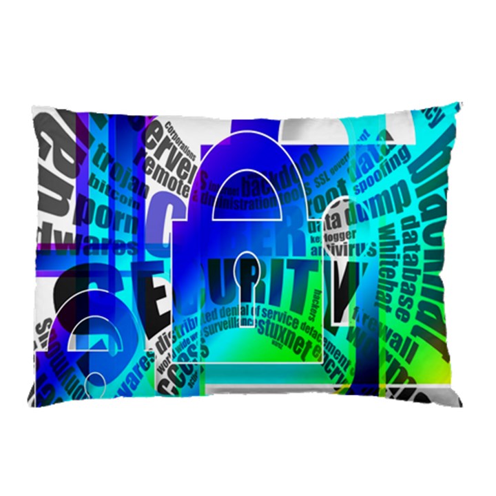 Security Castle Sure Padlock Pillow Case (Two Sides)