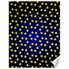 Star Christmas Yellow Canvas 12  X 16   by Nexatart