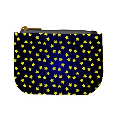 Star Christmas Yellow Mini Coin Purses by Nexatart