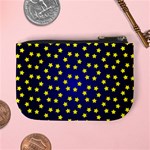 Star Christmas Yellow Mini Coin Purses Back