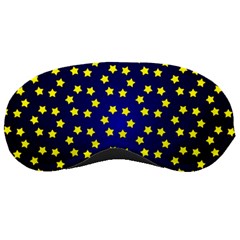 Star Christmas Yellow Sleeping Masks by Nexatart