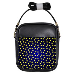 Star Christmas Yellow Girls Sling Bags by Nexatart