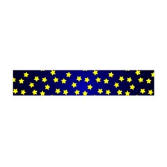 Star Christmas Yellow Flano Scarf (mini) by Nexatart