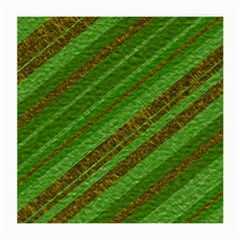 Stripes Course Texture Background Medium Glasses Cloth (2-side) by Nexatart