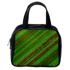 Stripes Course Texture Background Classic Handbags (one Side) by Nexatart