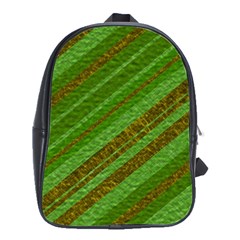 Stripes Course Texture Background School Bags(large)  by Nexatart