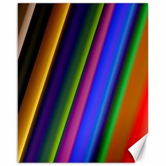 Strip Colorful Pipes Books Color Canvas 16  X 20   by Nexatart