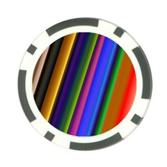 Strip Colorful Pipes Books Color Poker Chip Card Guard by Nexatart