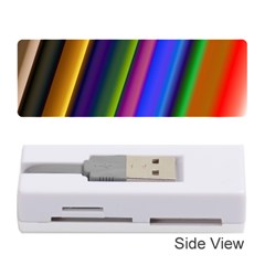 Strip Colorful Pipes Books Color Memory Card Reader (stick)  by Nexatart