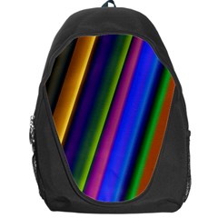 Strip Colorful Pipes Books Color Backpack Bag by Nexatart