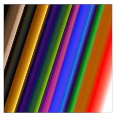 Strip Colorful Pipes Books Color Large Satin Scarf (square) by Nexatart