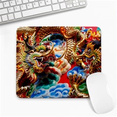 Thailand Bangkok Temple Roof Asia Large Mousepads by Nexatart