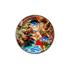 Thailand Bangkok Temple Roof Asia Hat Clip Ball Marker (4 Pack) by Nexatart