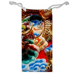 Thailand Bangkok Temple Roof Asia Jewelry Bag by Nexatart