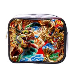 Thailand Bangkok Temple Roof Asia Mini Toiletries Bags by Nexatart