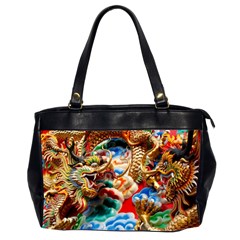 Thailand Bangkok Temple Roof Asia Office Handbags (2 Sides)  by Nexatart