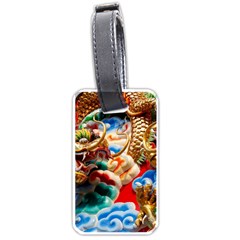 Thailand Bangkok Temple Roof Asia Luggage Tags (one Side)  by Nexatart