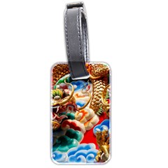 Thailand Bangkok Temple Roof Asia Luggage Tags (two Sides) by Nexatart