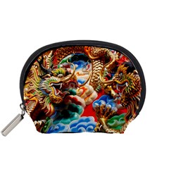 Thailand Bangkok Temple Roof Asia Accessory Pouches (small)  by Nexatart