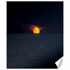 Sunset Ocean Azores Portugal Sol Canvas 8  X 10  by Nexatart