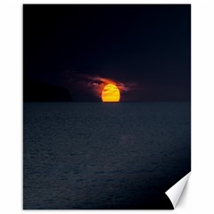 Sunset Ocean Azores Portugal Sol Canvas 16  X 20   by Nexatart