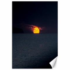 Sunset Ocean Azores Portugal Sol Canvas 20  X 30   by Nexatart