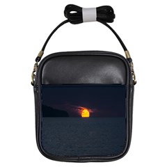 Sunset Ocean Azores Portugal Sol Girls Sling Bags by Nexatart